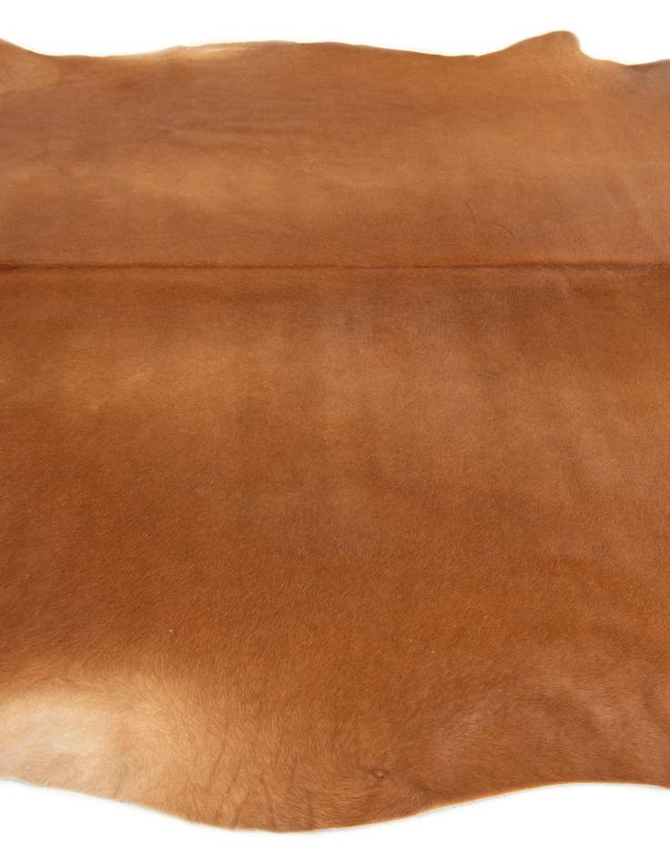 Detail image of  6' 1 x 6' 5 Cowhide Leather Square Rug