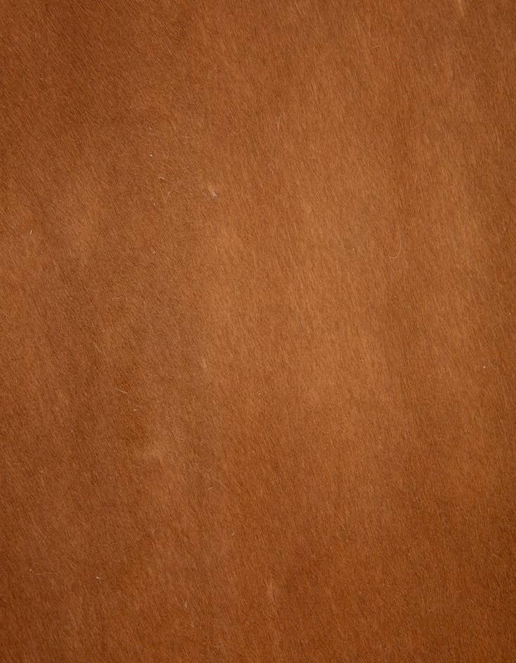 Detail image of  6' 1 x 6' 5 Cowhide Leather Square Rug