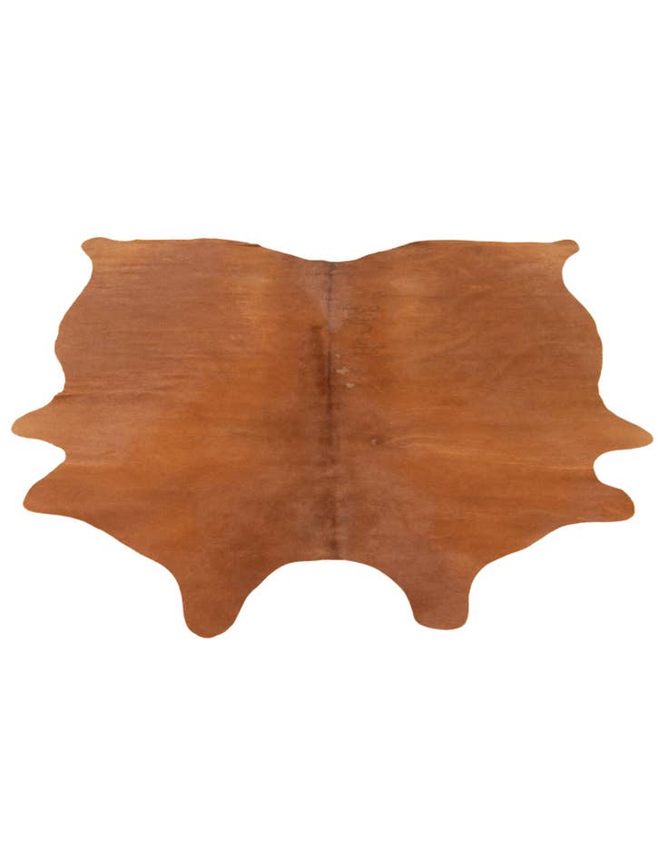 Detail image of  4' 10 x 5' 2 Cowhide Leather Square Rug