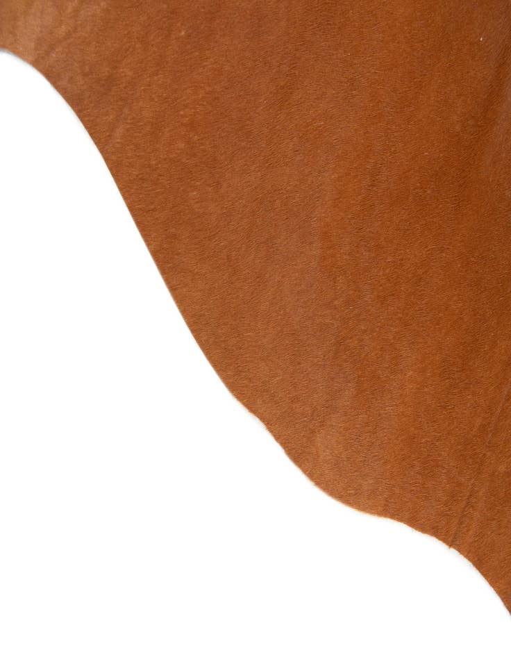 Detail image of  4' 10 x 5' 2 Cowhide Leather Square Rug