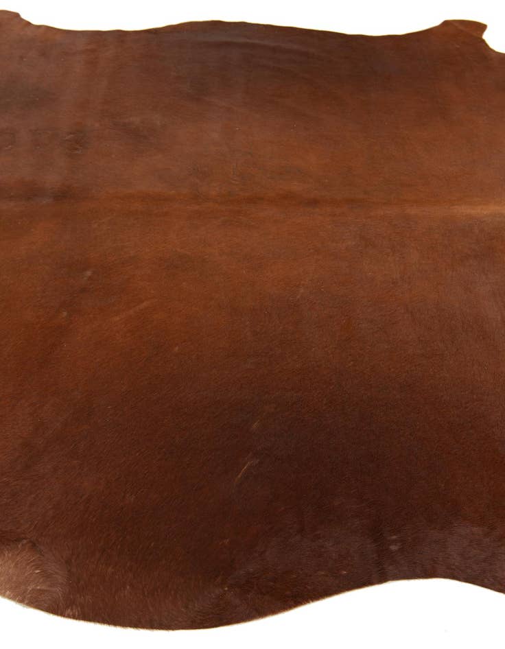 Detail image of  6' 6 x 6' 11 Cowhide Leather Square Rug