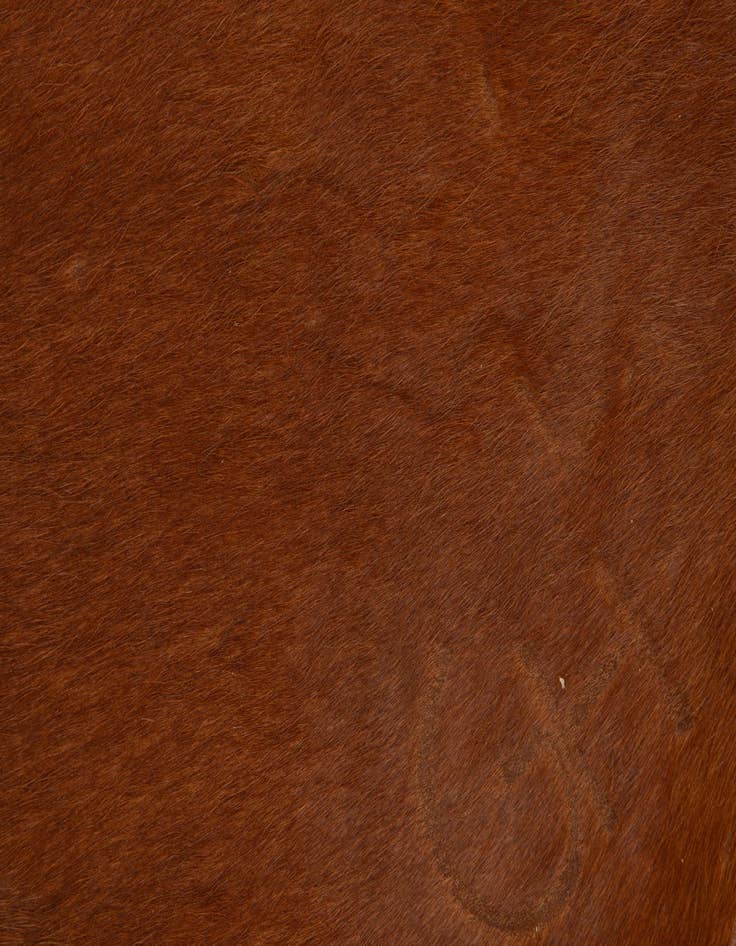 Detail image of  6' 7 x 6' 10 Cowhide Leather Square Rug