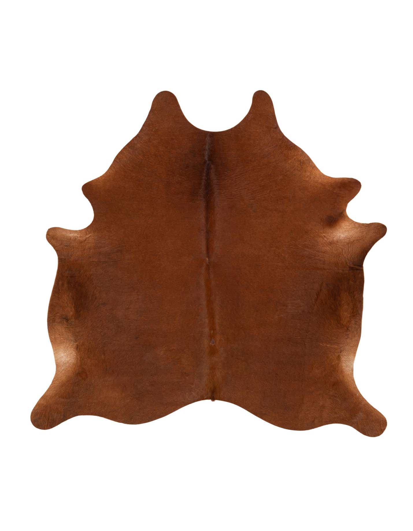 Primary image  6' 7 x 6' 10 Cowhide Leather Square Rug