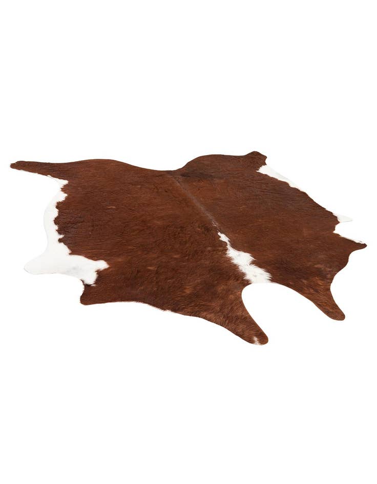 Detail image of  7' x 7' 1 Cowhide Leather Square Rug