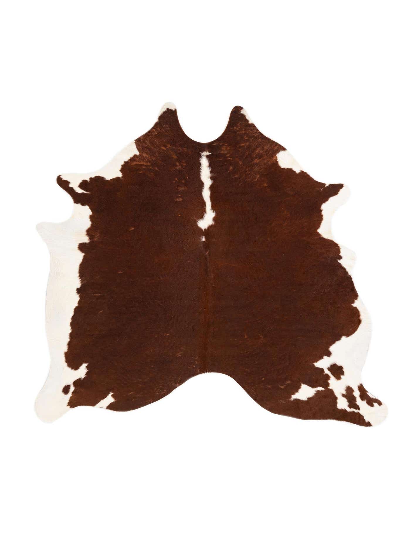 Primary image  7' 1 x 7' 4 Cowhide Leather Square Rug