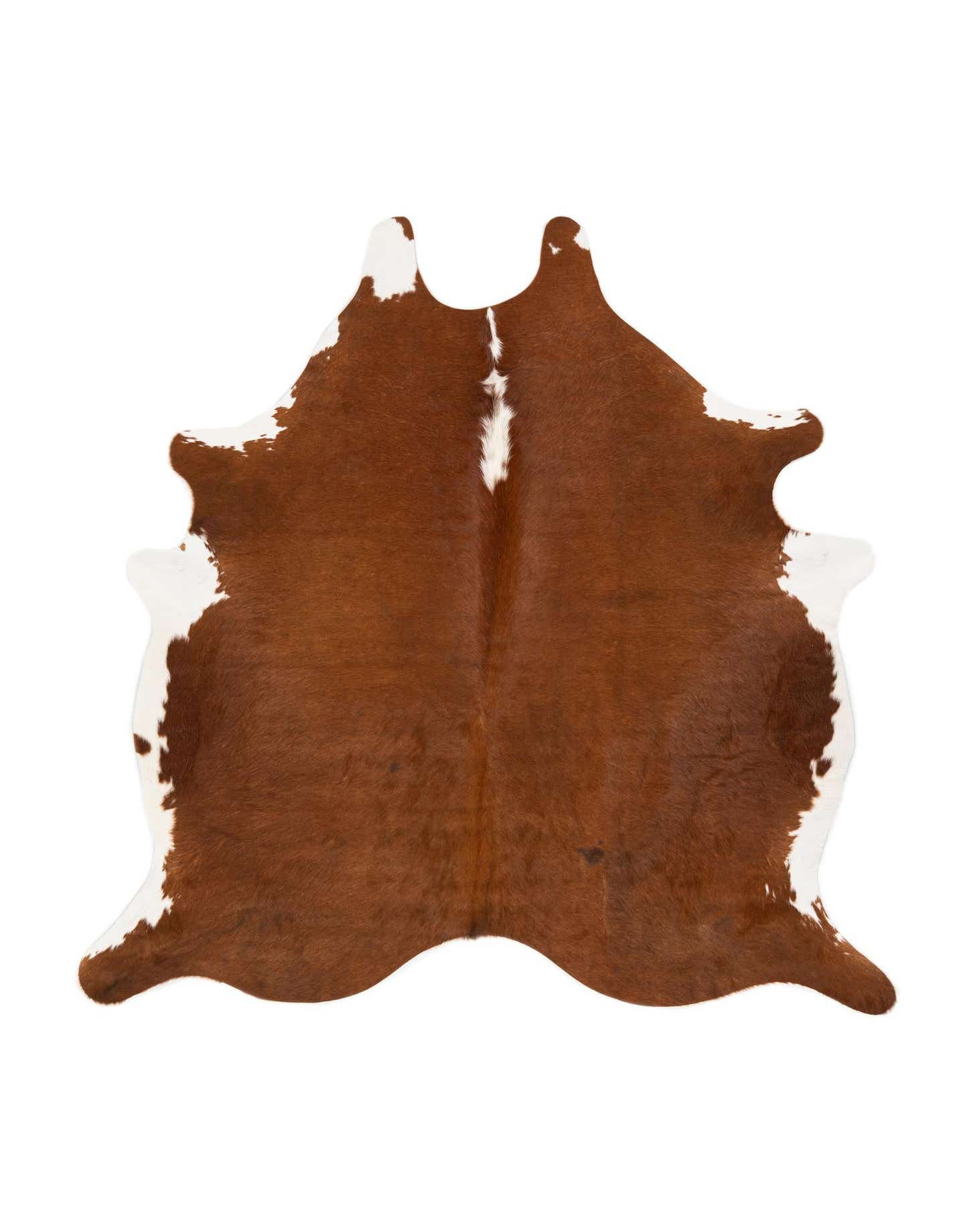Primary image  5' 9 x 6' 1 Cowhide Leather Square Rug