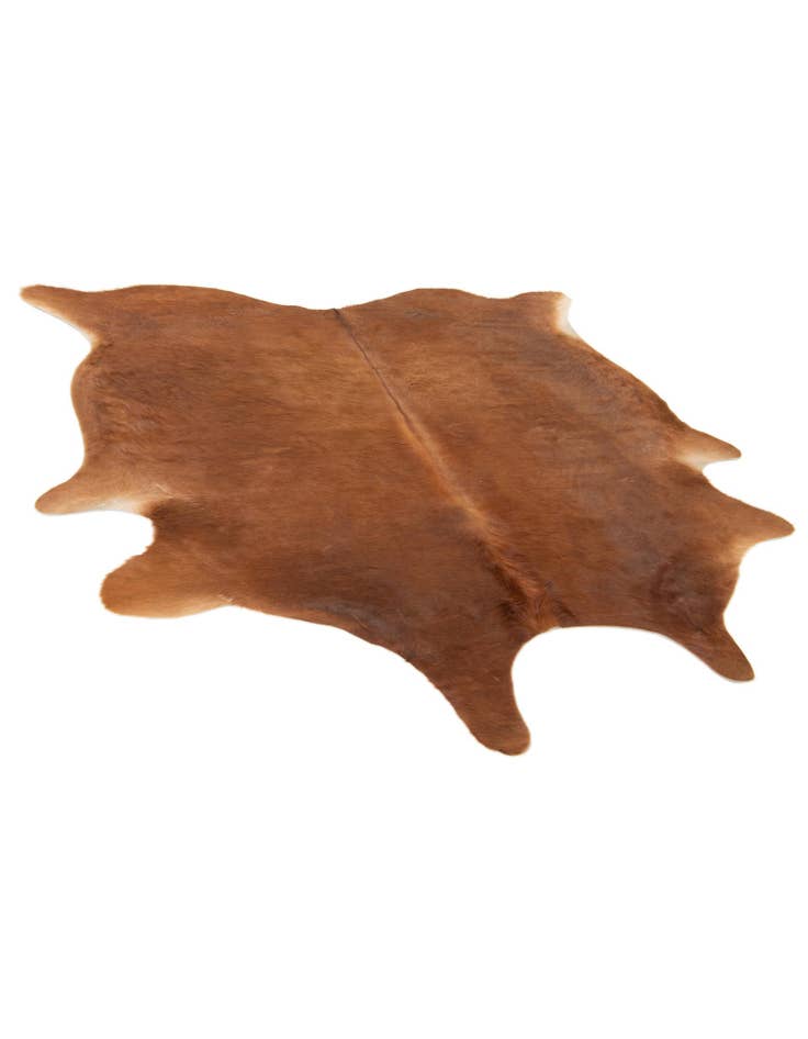 Detail image of  6' 3 x 6' 8 Cowhide Leather Square Rug