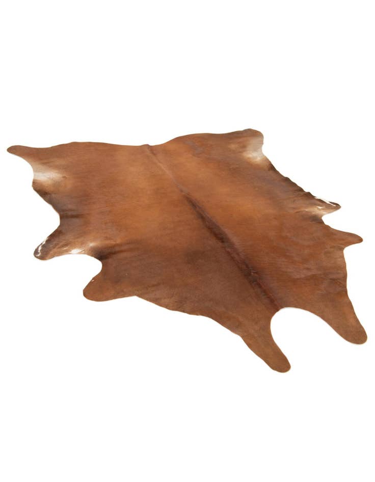 Detail image of  6' 4 x 6' 11 Cowhide Leather Square Rug