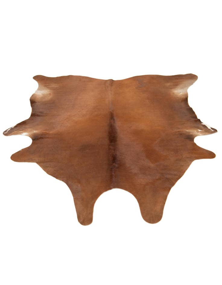 Detail image of  6' 4 x 6' 11 Cowhide Leather Square Rug