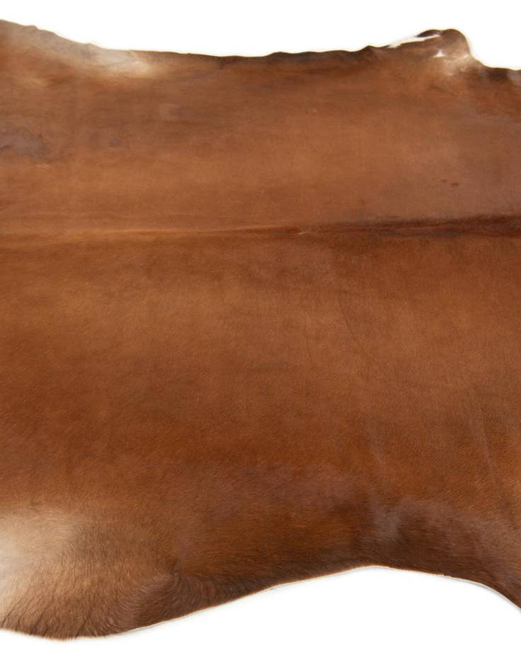 Detail image of  6' 4 x 6' 11 Cowhide Leather Square Rug
