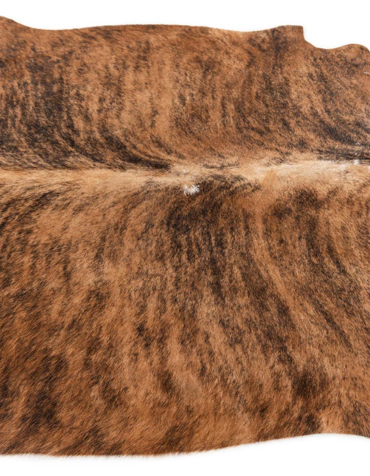 Detail image of  4' 10 x 5' 3 Cowhide Leather Square Rug