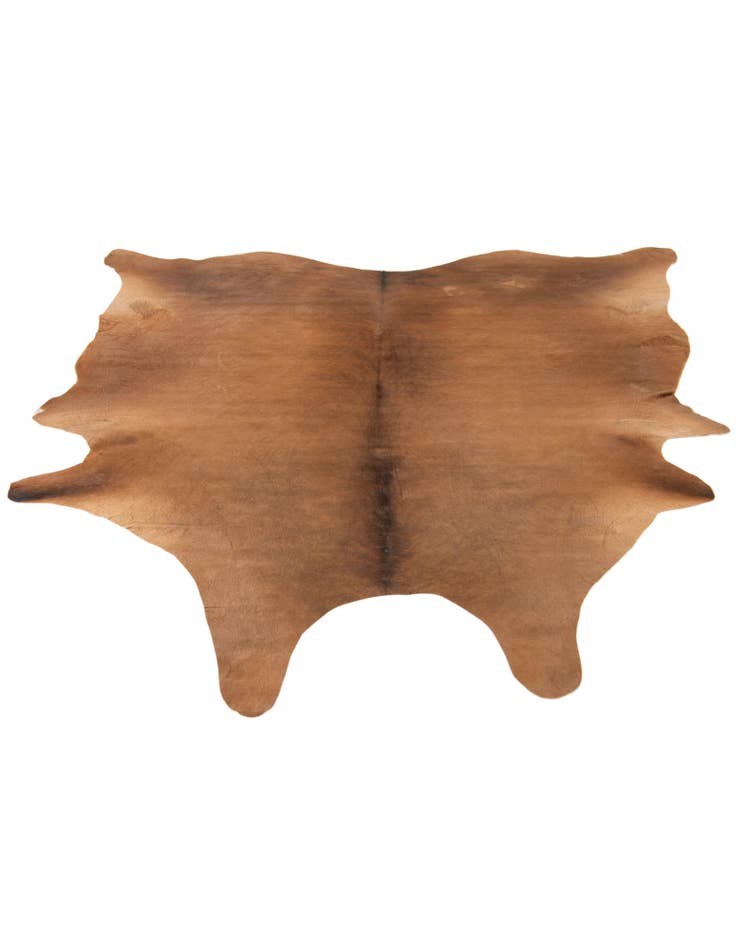 Detail image of  6' 5 x 6' 8 Cowhide Leather Square Rug