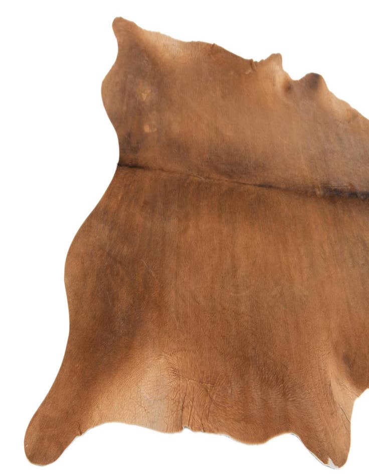 Detail image of  6' 5 x 6' 8 Cowhide Leather Square Rug