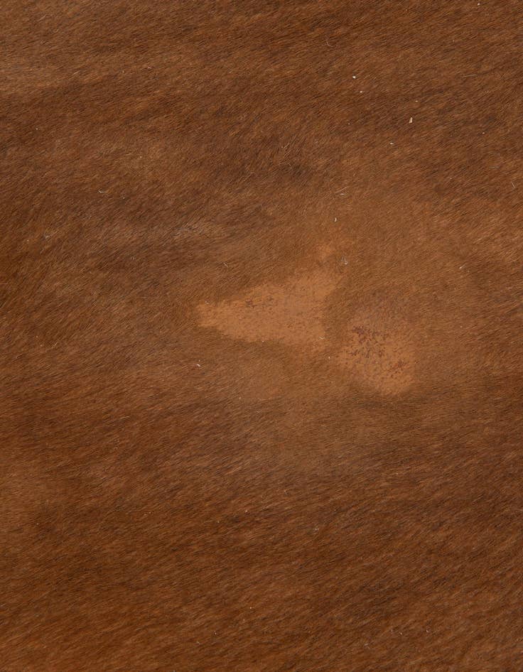 Detail image of  6' 5 x 6' 8 Cowhide Leather Square Rug