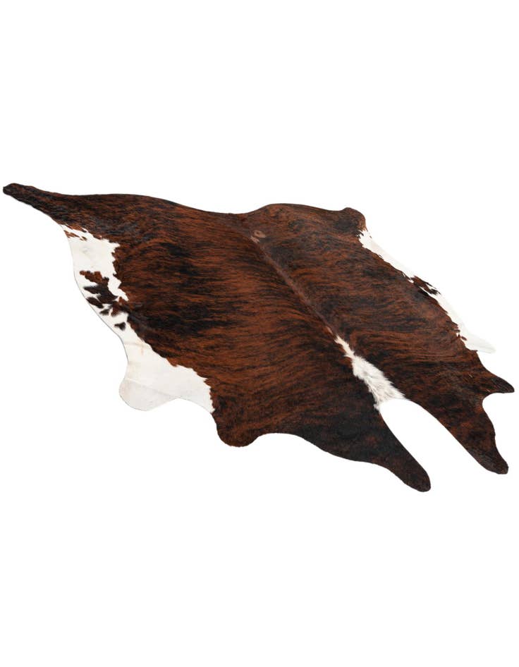 Detail image of  6' 7 x 7' 2 Cowhide Leather Square Rug