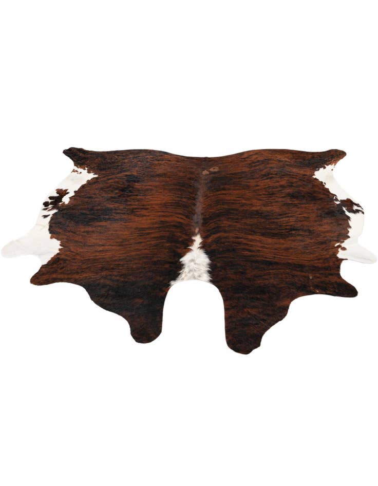 Detail image of  6' 7 x 7' 2 Cowhide Leather Square Rug