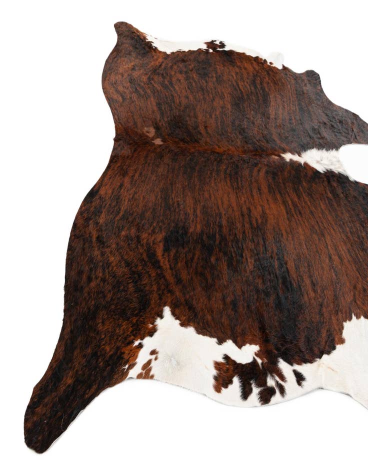 Detail image of  6' 7 x 7' 2 Cowhide Leather Square Rug