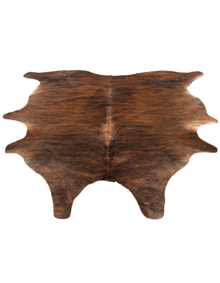 Detail image of  5' 8 x 6' 2 Cowhide Leather Square Rug