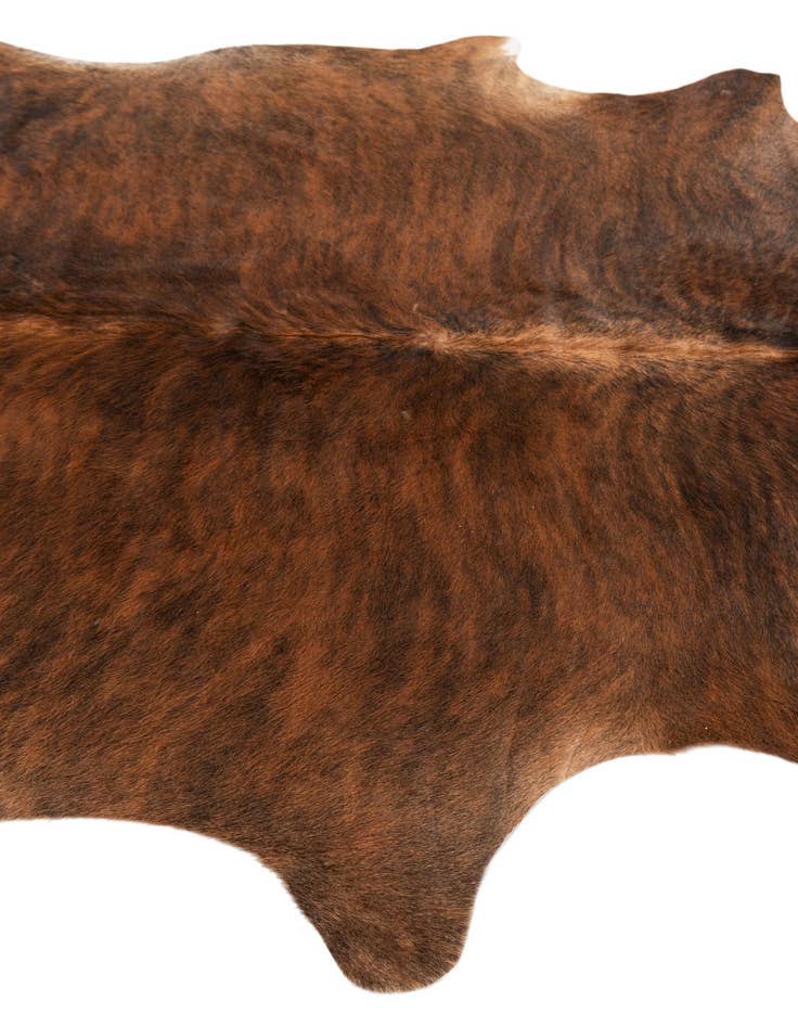Detail image of  5' 8 x 6' 2 Cowhide Leather Square Rug