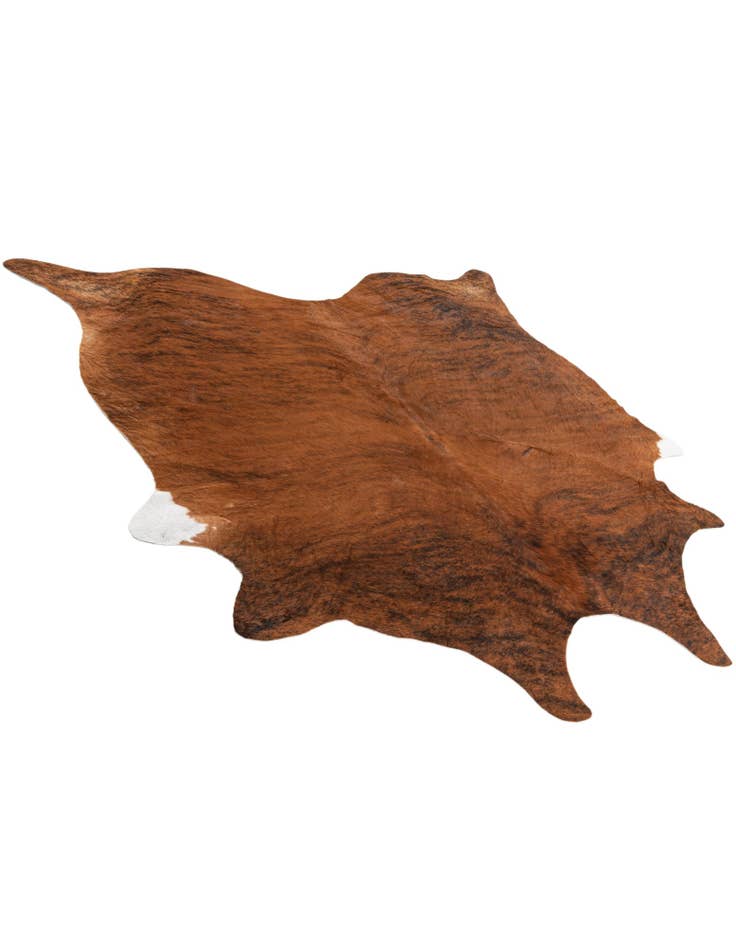 Detail image of  6' 1 x 6' 3 Cowhide Leather Square Rug