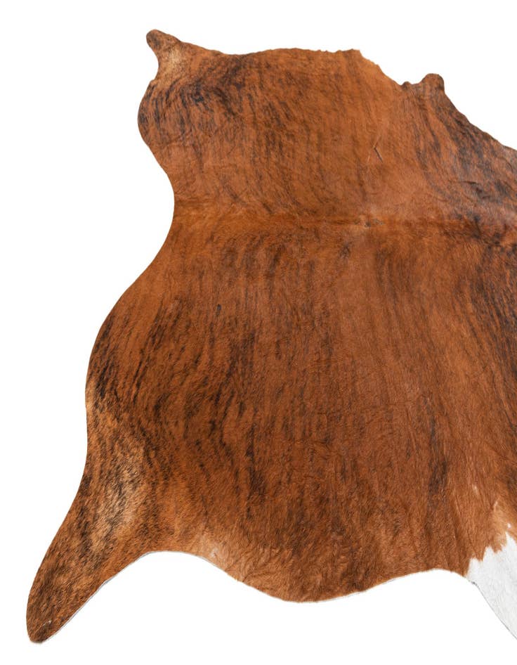 Detail image of  6' 1 x 6' 3 Cowhide Leather Square Rug