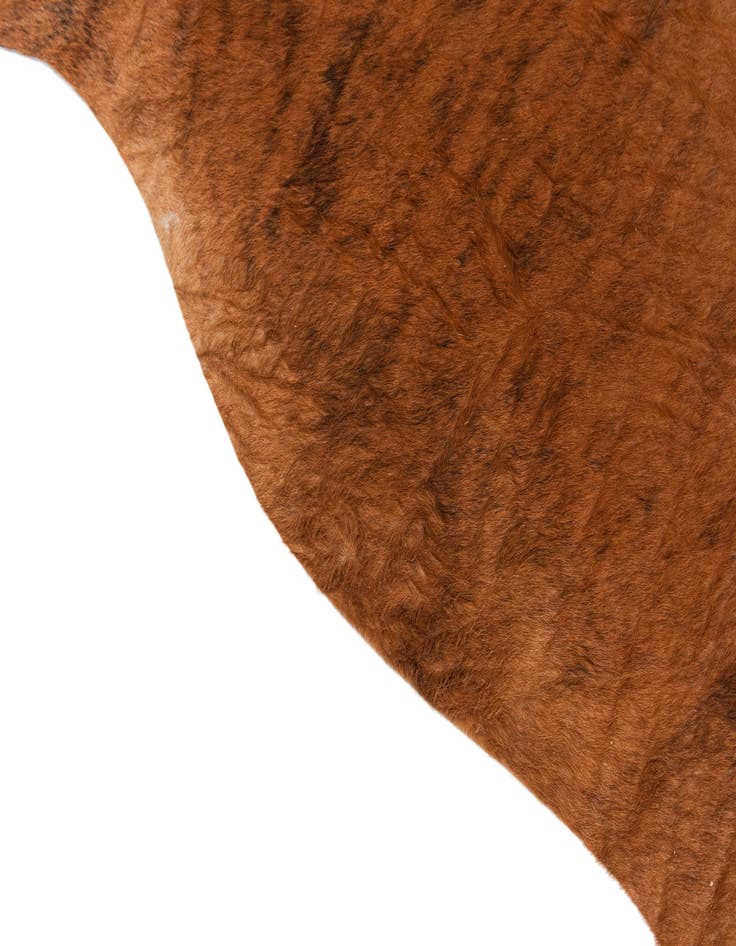 Detail image of  6' 1 x 6' 3 Cowhide Leather Square Rug
