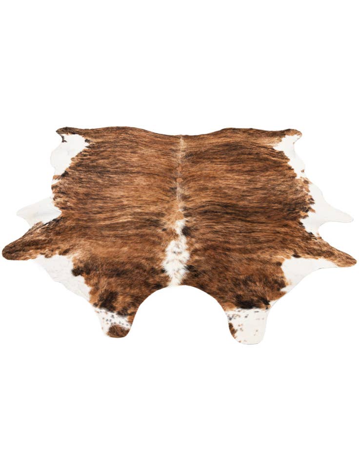 Detail image of  7' 5 x 7' 11 Cowhide Leather Square Rug