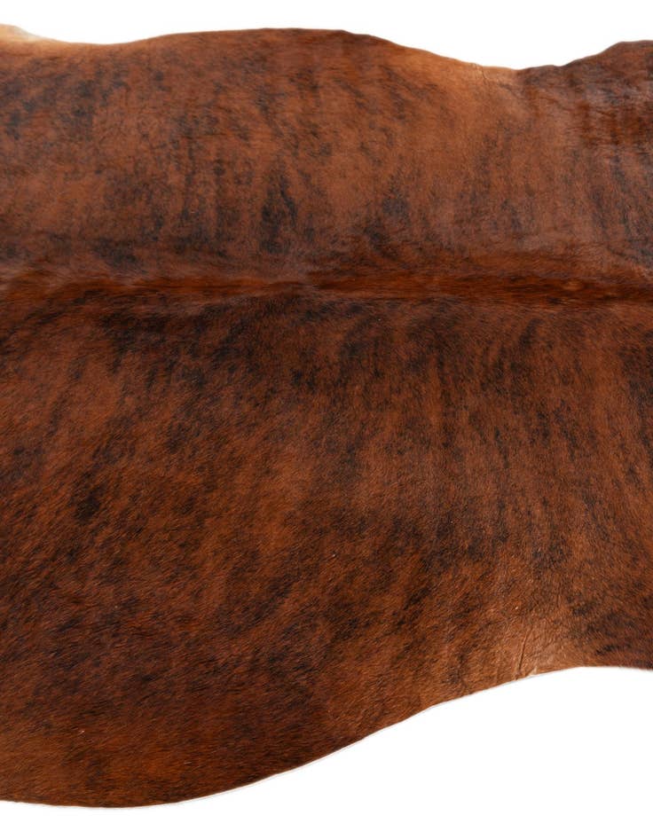 Detail image of  5' 1 x 5' 9 Cowhide Leather Square Rug