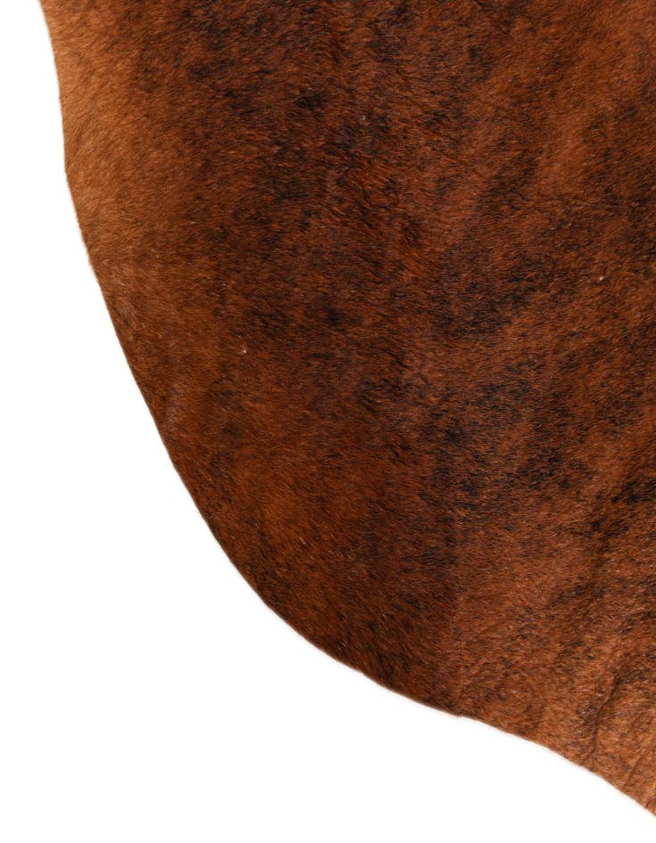 Detail image of  5' 1 x 5' 9 Cowhide Leather Square Rug