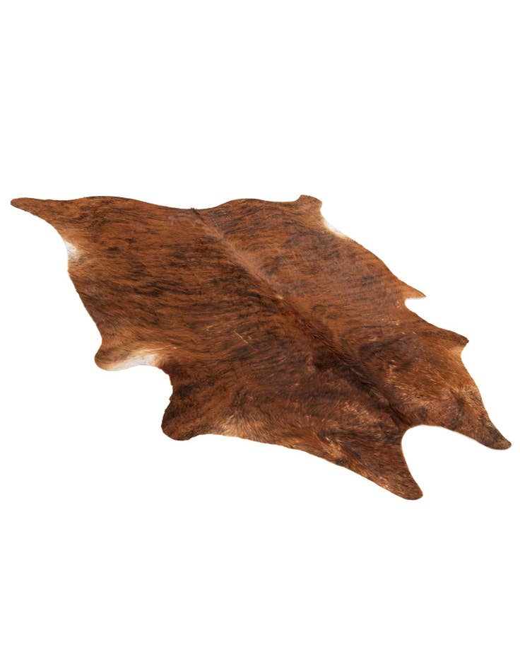 Detail image of  6' 3 x 7' 1 Cowhide Leather Square Rug