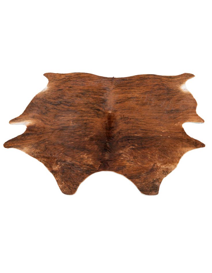 Detail image of  6' 3 x 7' 1 Cowhide Leather Square Rug