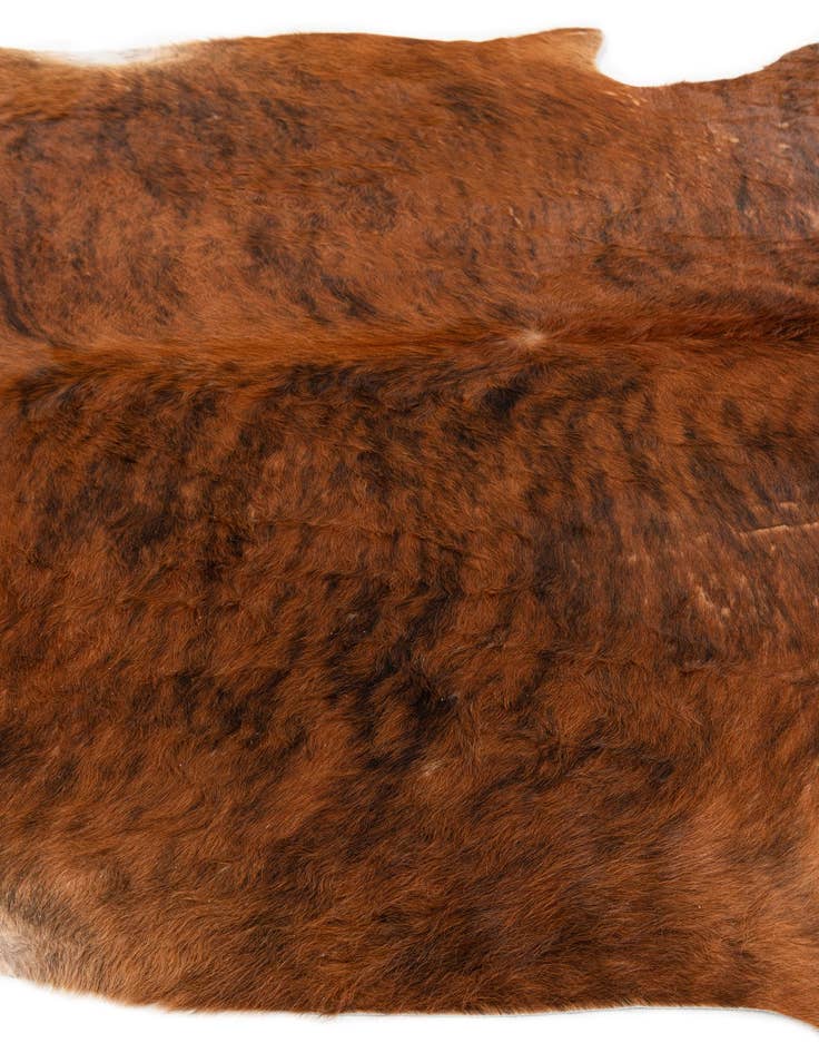 Detail image of  6' 3 x 7' 1 Cowhide Leather Square Rug