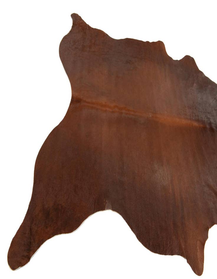 Detail image of  6' 1 x 6' 5 Cowhide Leather Square Rug