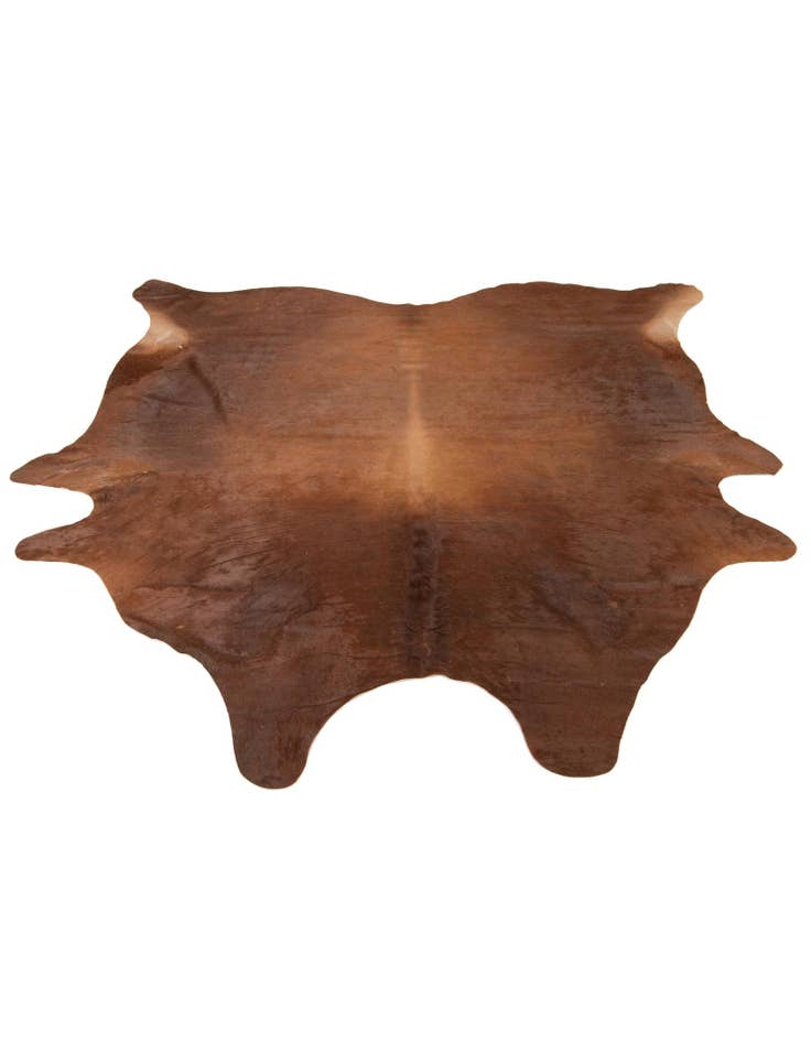 Detail image of  7' x 7' 5 Cowhide Leather Square Rug