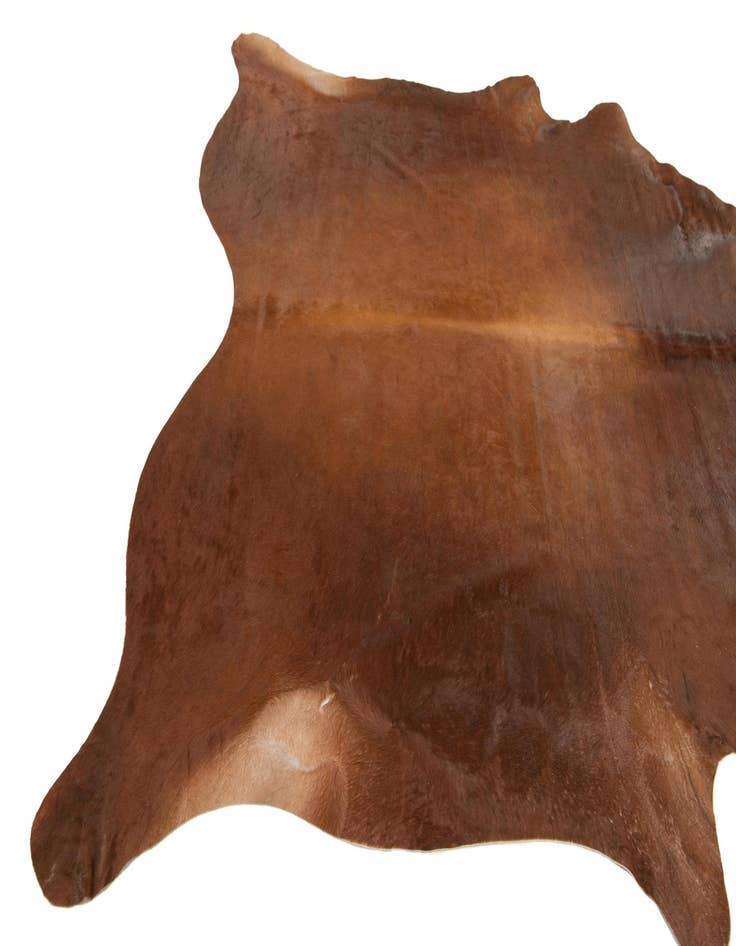 Detail image of  7' x 7' 5 Cowhide Leather Square Rug