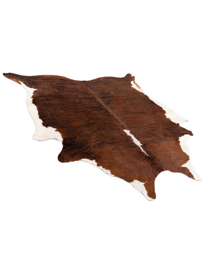 Detail image of  7' 2 x 7' 4 Cowhide Leather Square Rug