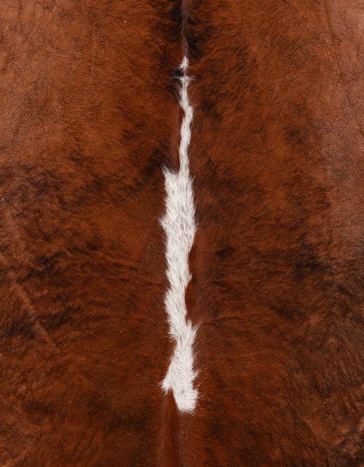 Detail image of  7' 2 x 7' 4 Cowhide Leather Square Rug
