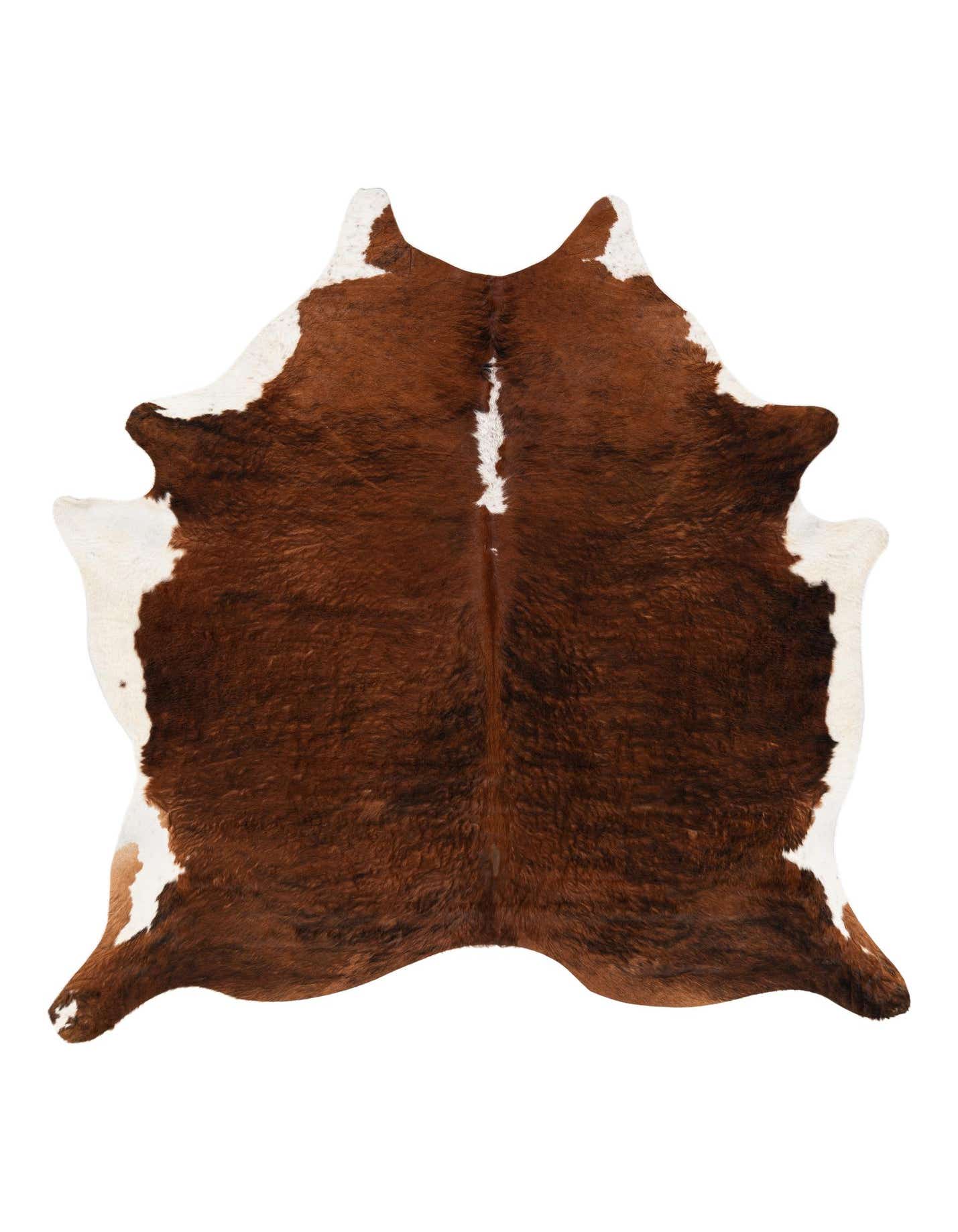 Primary image  7' 2 x 7' 4 Cowhide Leather Square Rug