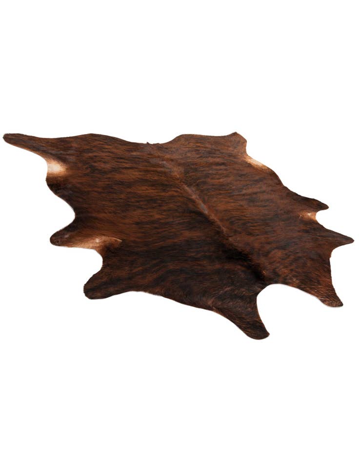 Detail image of  6' 3 x 6' 3 Cowhide Leather Square Rug