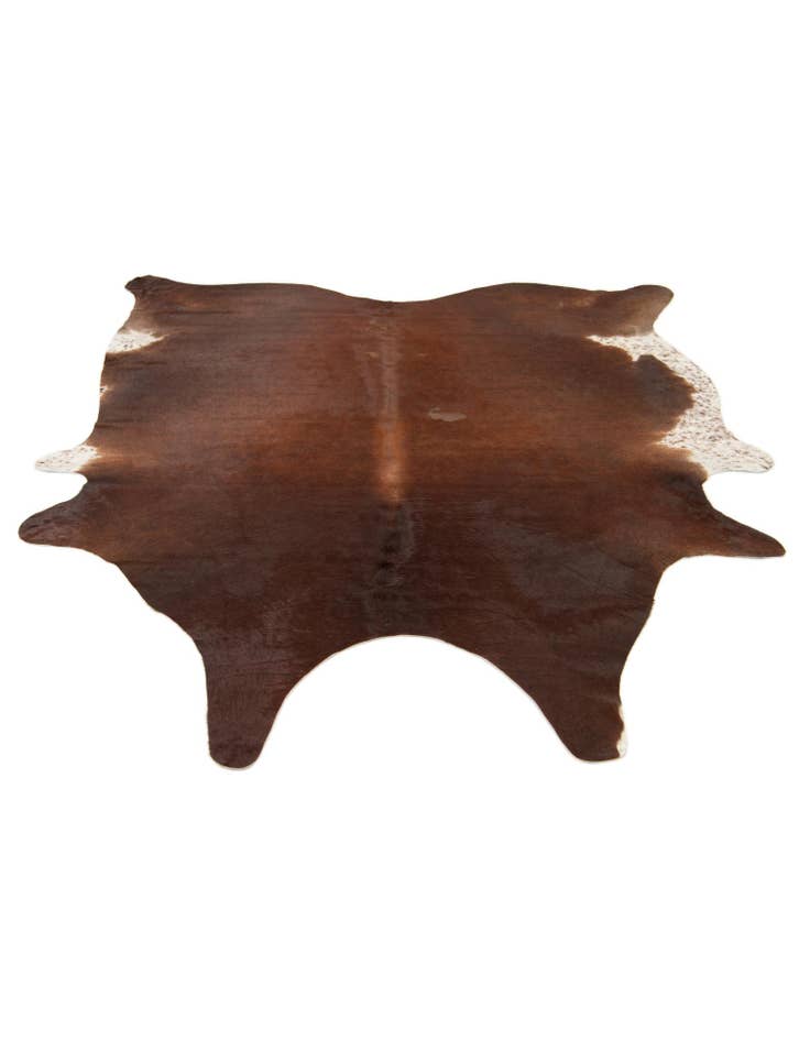 Detail image of  6' 7 x 7' 3 Cowhide Leather Square Rug