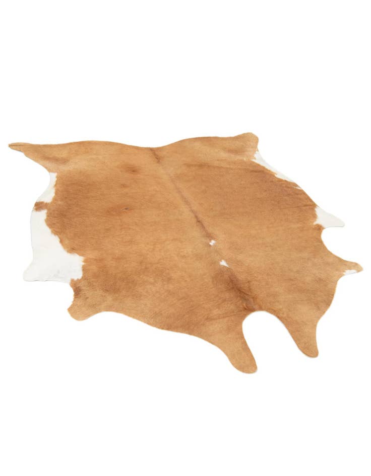 Detail image of  6' 5 x 6' 7 Cowhide Leather Square Rug
