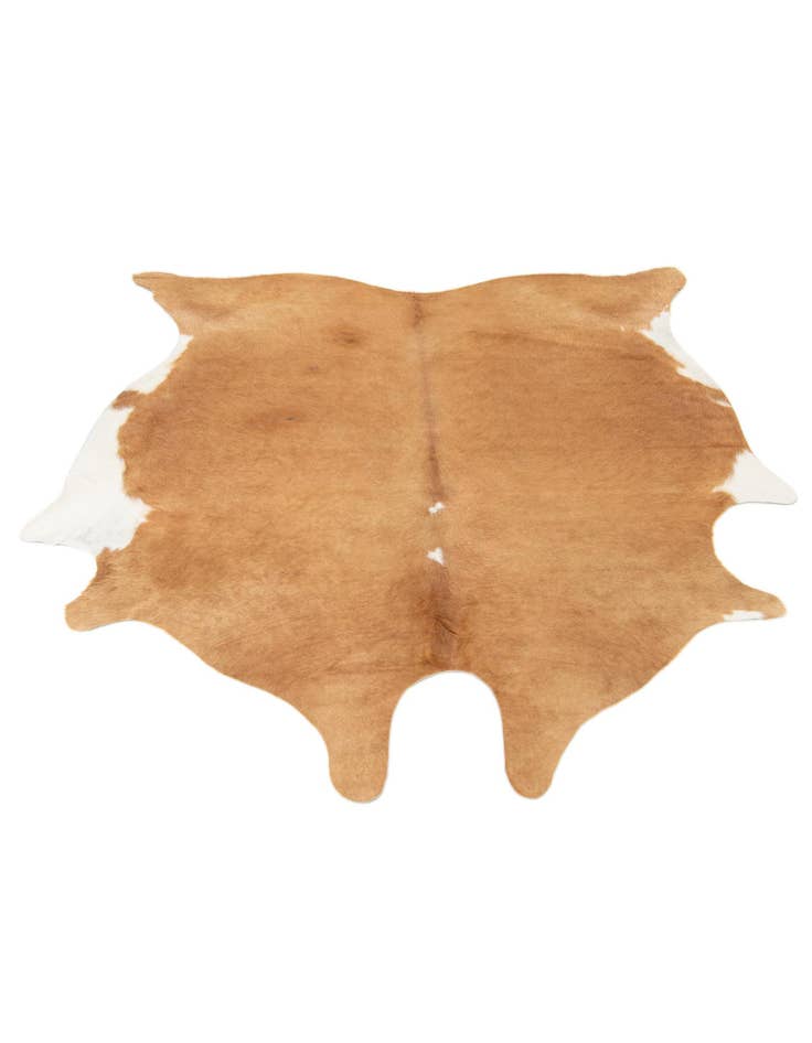 Detail image of  6' 5 x 6' 7 Cowhide Leather Square Rug