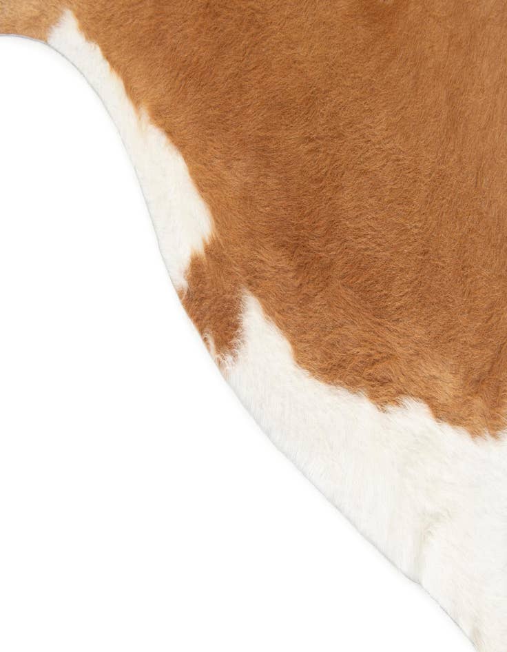 Detail image of  6' 5 x 6' 7 Cowhide Leather Square Rug