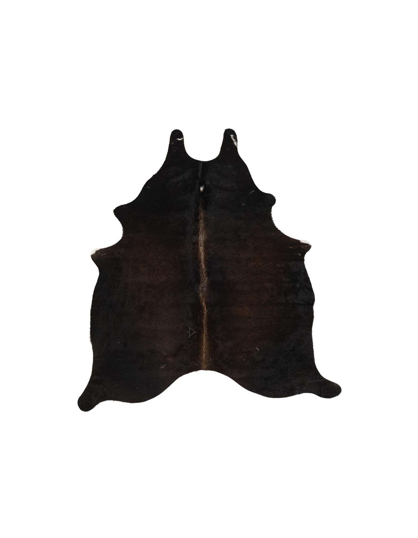 Primary image  5' 3 x 5' 10 Cowhide Leather Square Rug