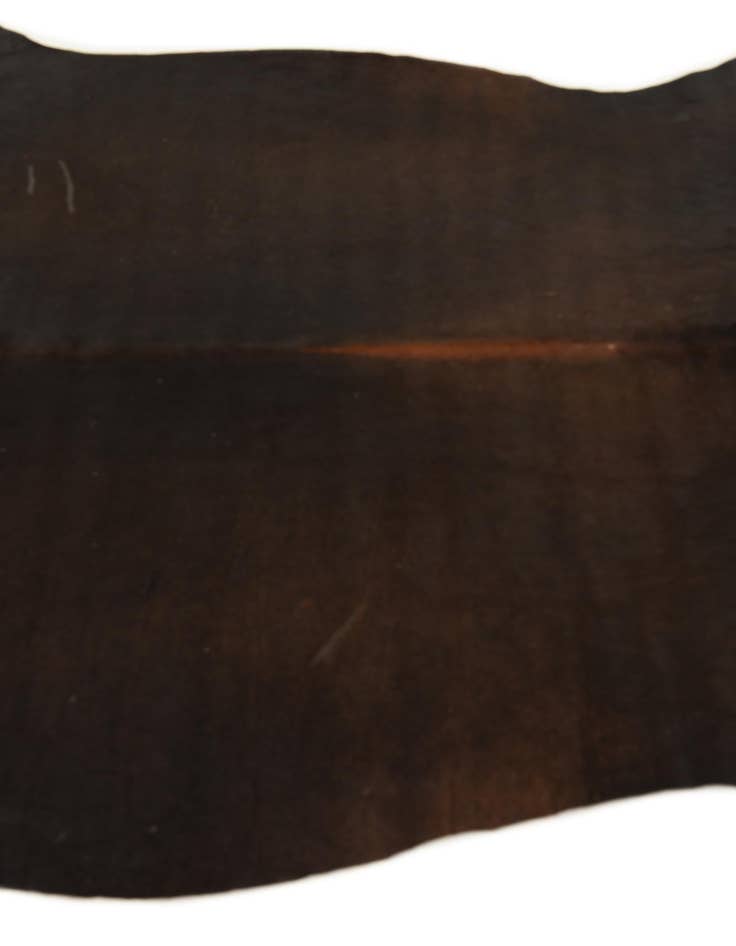 Detail image of  5' 5 x 5' 9 Cowhide Leather Square Rug