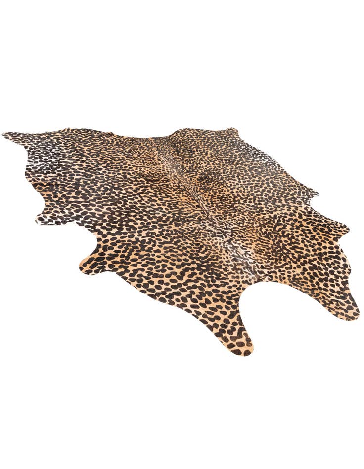 Detail image of  6' 2 x 6' 8 Cowhide Leather Square Rug