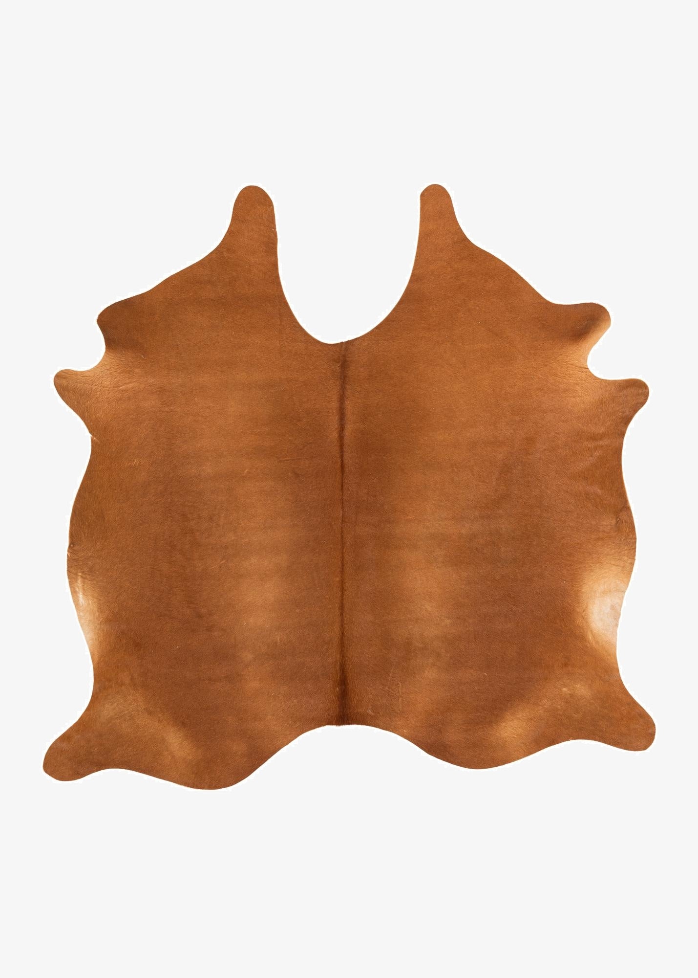  6' 1 x 6' 5 Cowhide Leather Square Rug