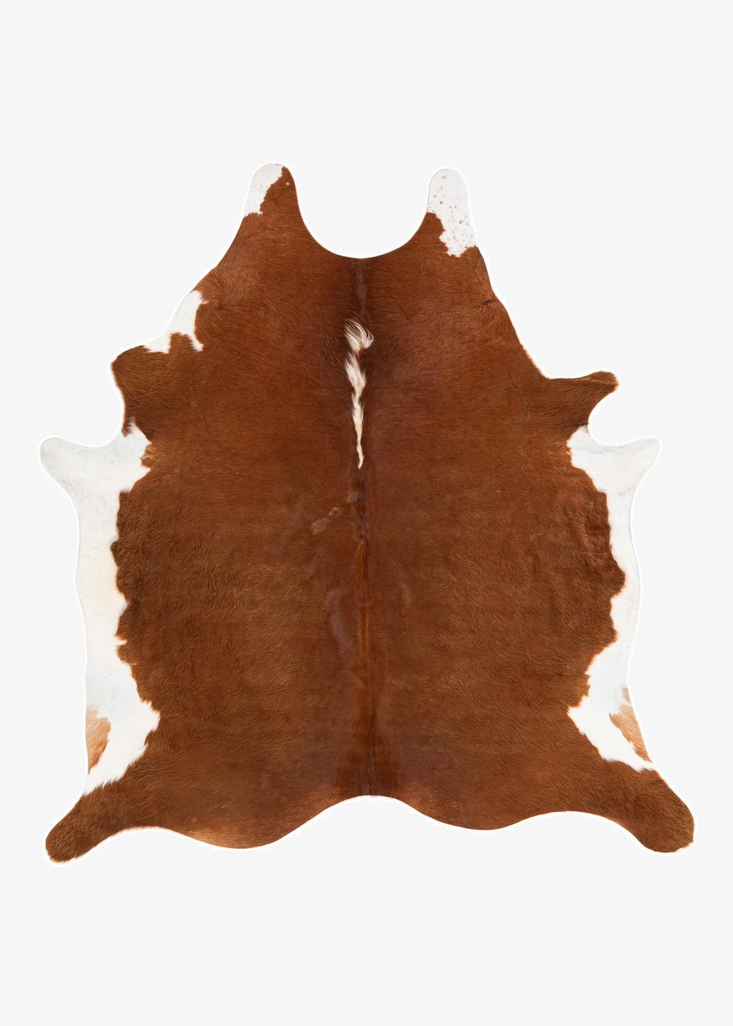  6' 4 x 6' 5 Cowhide Leather Square Rug
