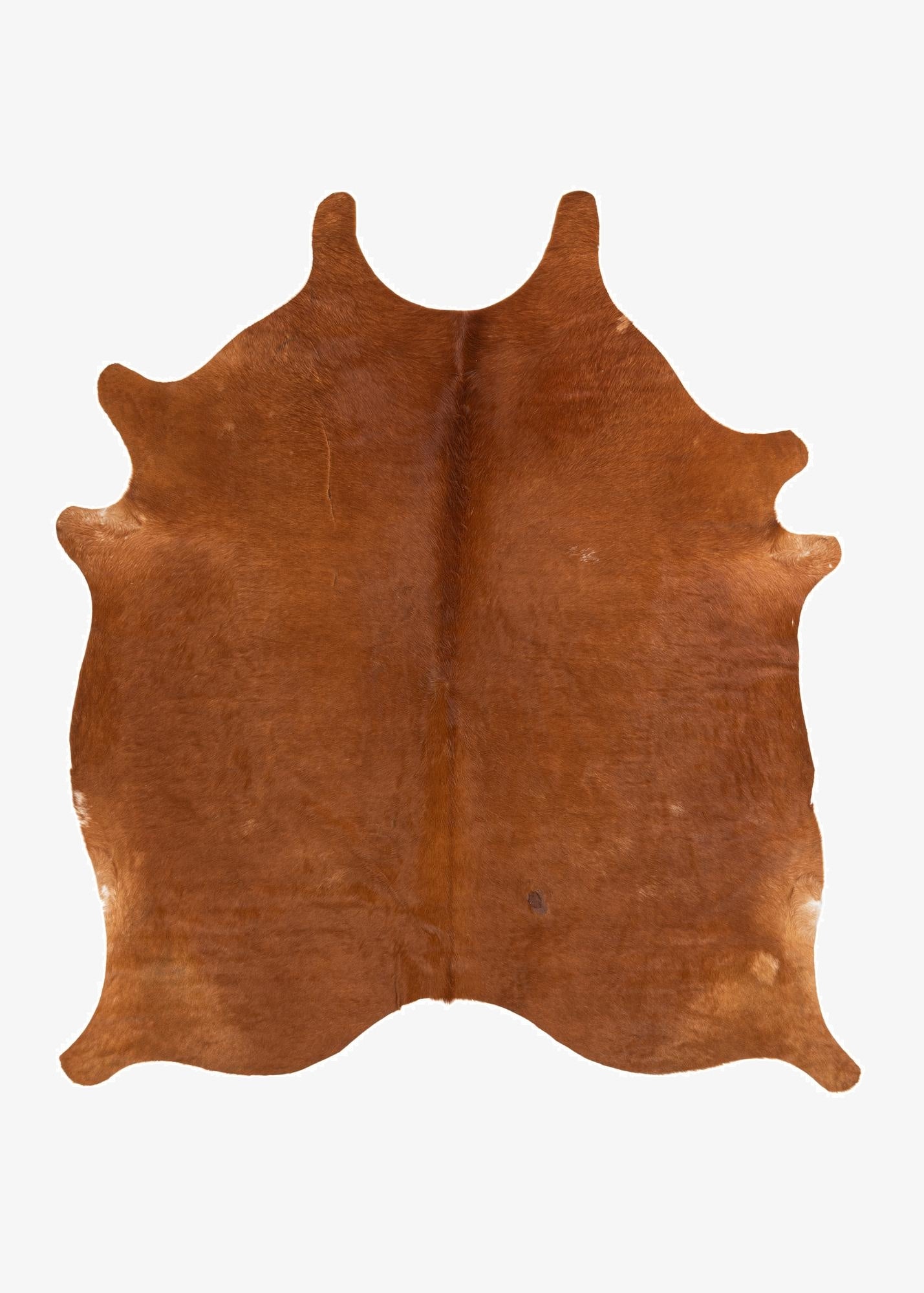  6' 5 x 7' 2 Cowhide Leather Square Rug