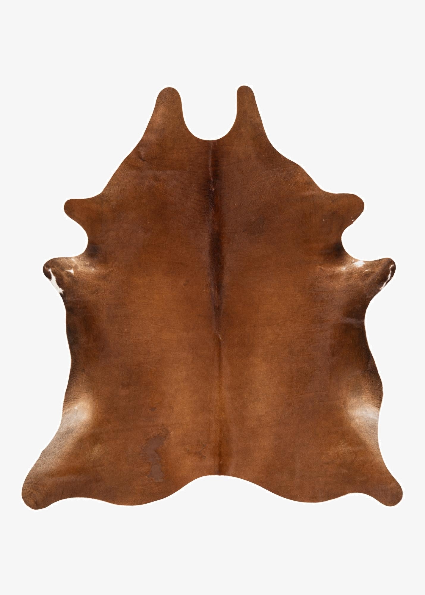  6' 4 x 6' 11 Cowhide Leather Square Rug